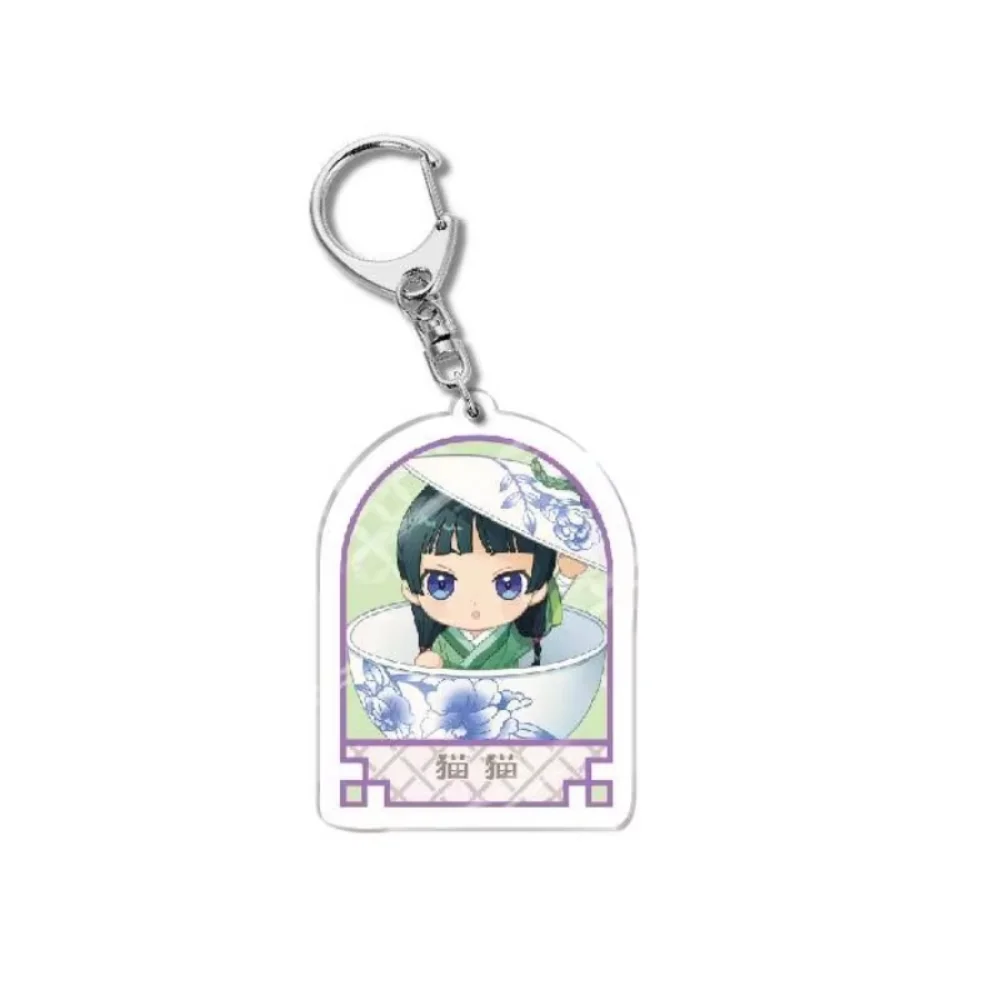 for The Apothecary Diaries Anime New Peripheral Gyokuyo Jinshi Maomao Gao Shun Acrylic Keychain Cute Backpack Pendant Fans Gift - view 6