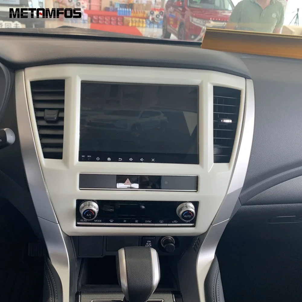 For Mitsubishi Pajero/Montero/Shogun Sport 2019-2023 2024 Air Conditioner Vent Outlet Trim Navigation Frame Interior Accessories