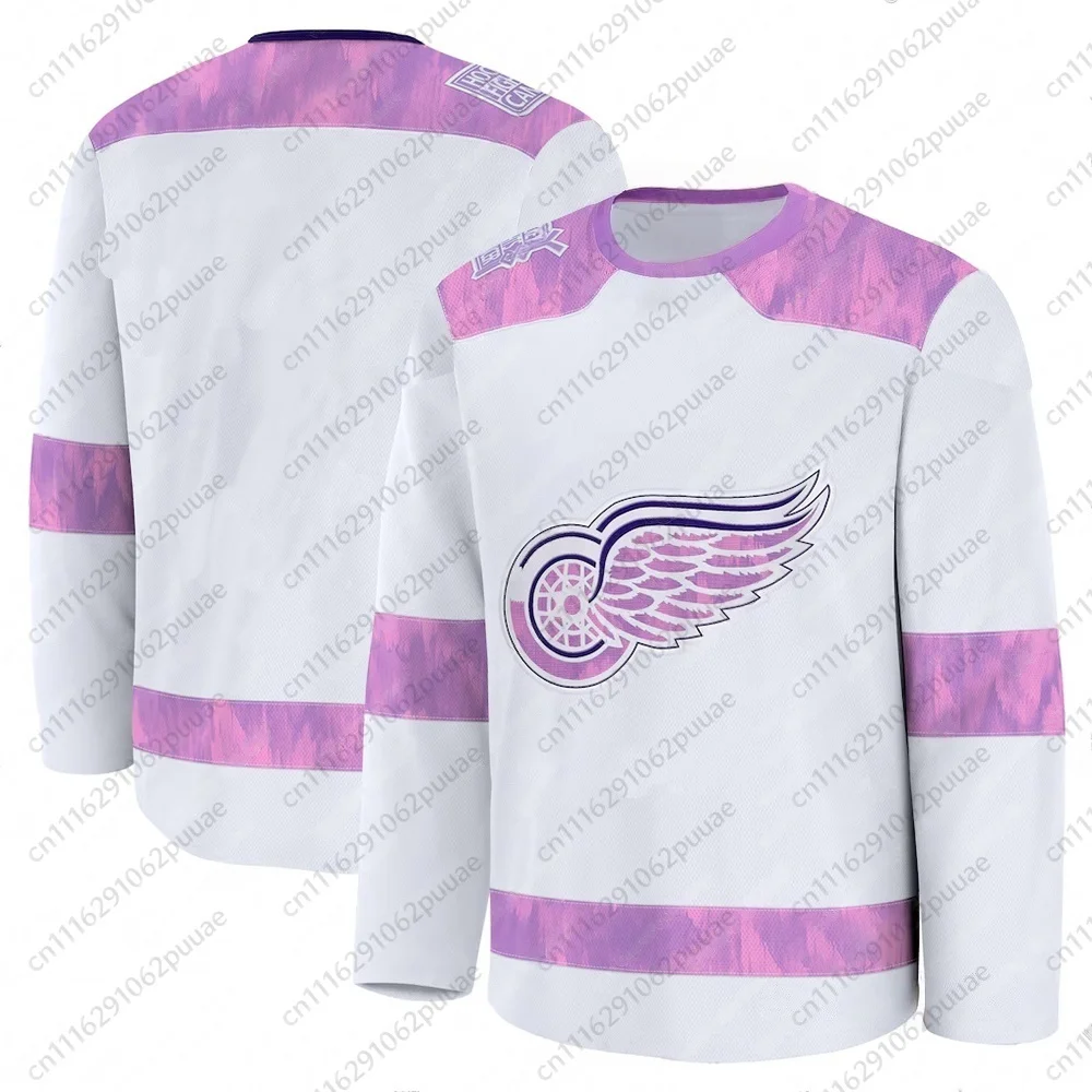 Herbst-Winter-Neuheit: Eishockey-Trikots für Herren, Detroit Red Wings Hockey-Trikots, lässige Sport-Langarm-T-Shirts, Familien-Trikots. – Detail 5
