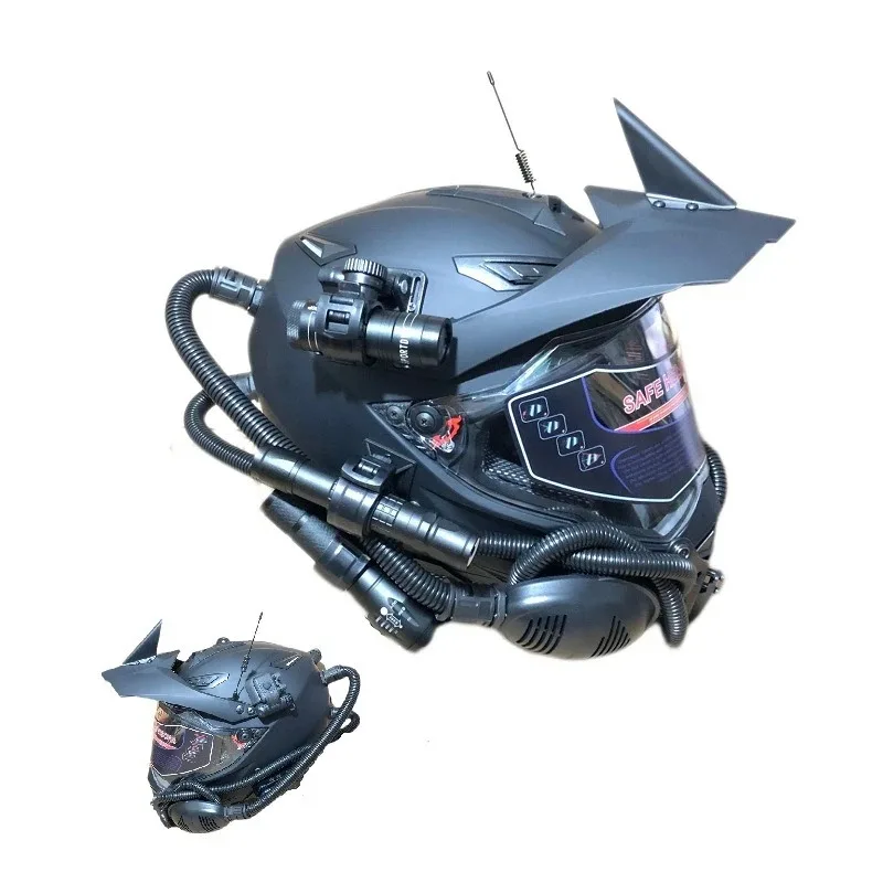 Rally Helmet Motorcycle Helmet Off-road Full Helmet Bluetooth Earphones Dash Cam DOT Certification Motocross Casco Casque Moto