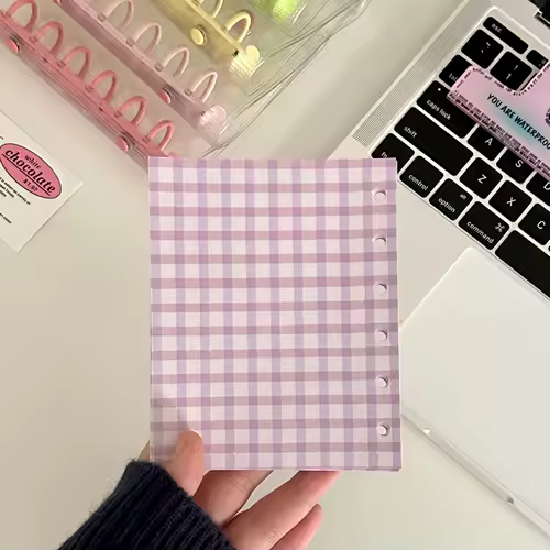 A7 Widening Double Button Transparent PVC Soft Cover Binder Cover Journal Sketchbook Accessories Diary Office Supplies - Image 10