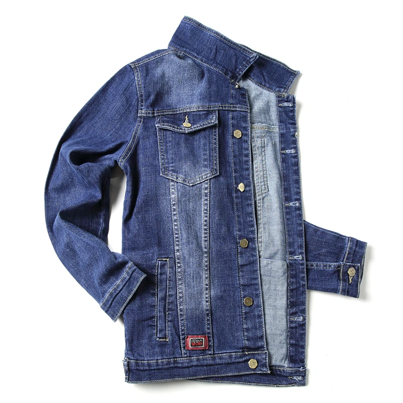 New Arrivals Men\'s Denim Jacket Loose Embroidered Brand Coat Brand Street Wear Classic Good Quality Spring Autumn Male Clothes