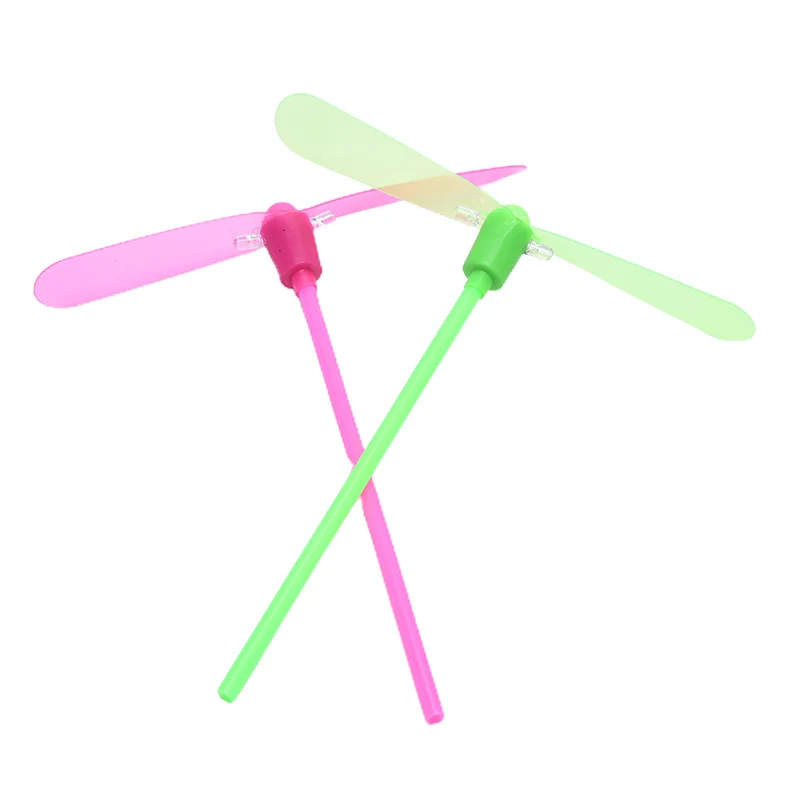 

Children colorful luminous bamboo dragonfly Flash flying fairy LED Toys
