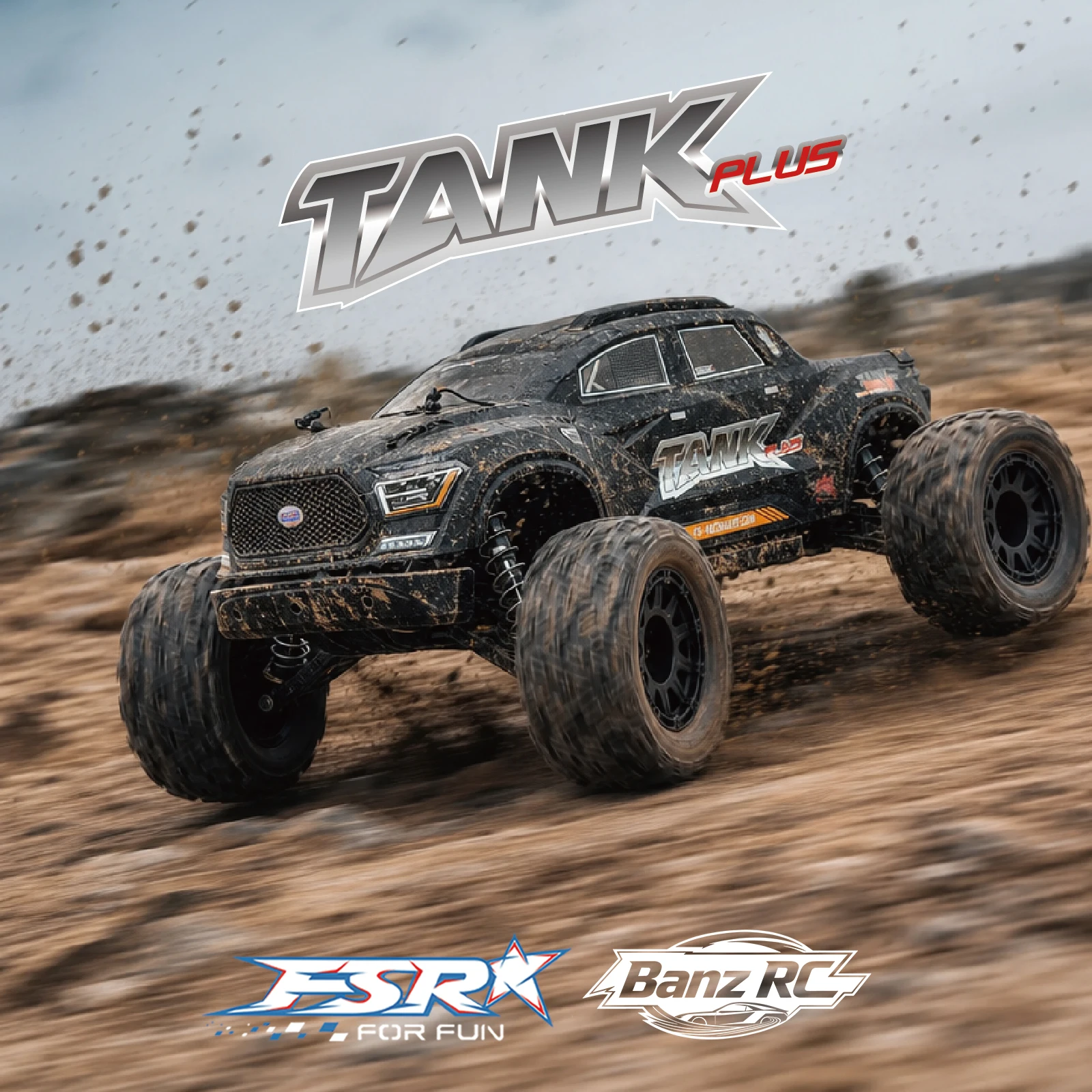FSR 1 / 8 Monster Jam tank high speed RC model vehicle adult professional racing remote control cross-country racing card