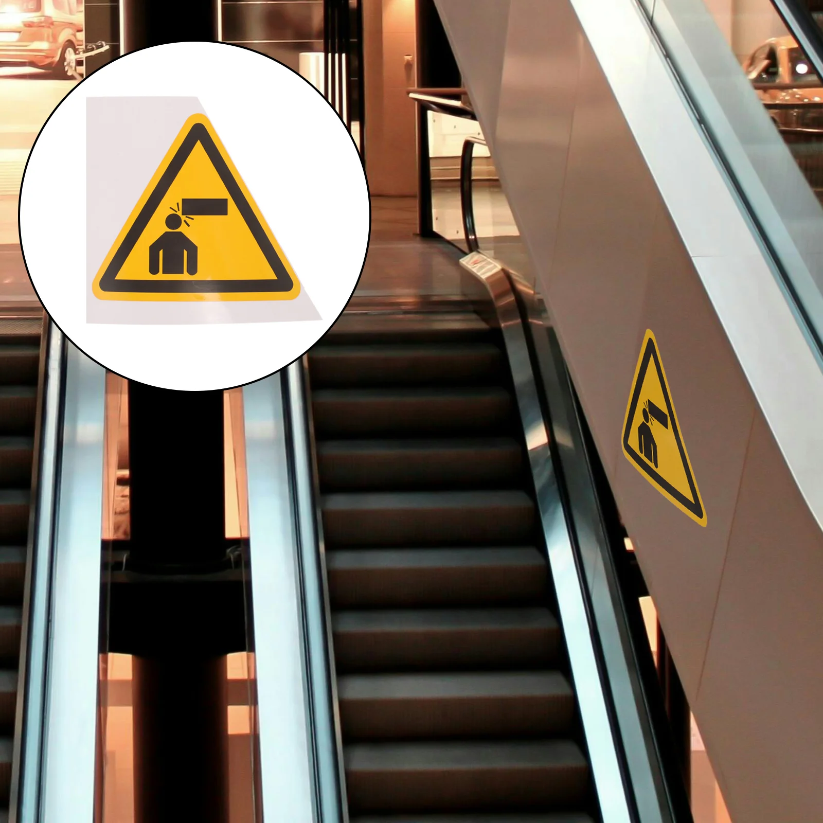 Beware of The Meeting Sign Low Ceiling Watch Your Head Caution Stickers Signs Overhead Clearance