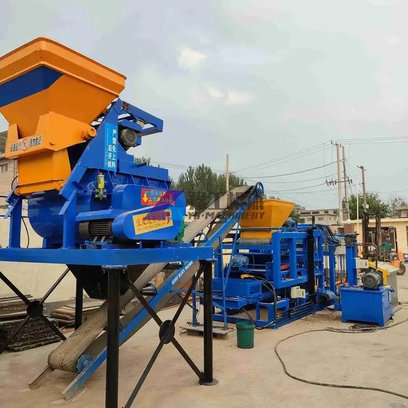 Factory QT4-18 Concrete Interlock CHB Block Molding Machine Cement Automatic Brick Making Machine Price for Sale