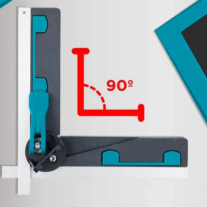 2-In-1 Mitre Measuring Angle Cutting Tool Miter Gauge For Saws Goniometer Angle Ruler