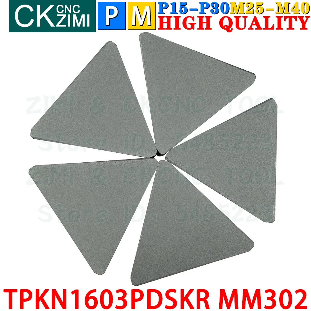 TPKN1603PDSKR MM302 TPKN 1603 PDSKR MM302 carbide inserts milling inserts tool CNC Indexable Cutting Turning cutter lathe Tool