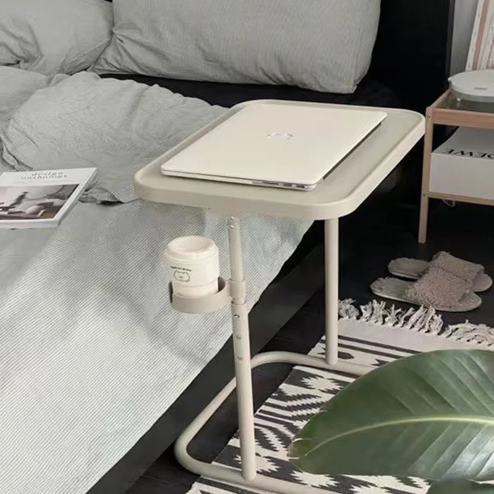 Learning Adjustable Lifting Folding Table, Household Small Table, Bedroom Bedside Table, Movable Side Table