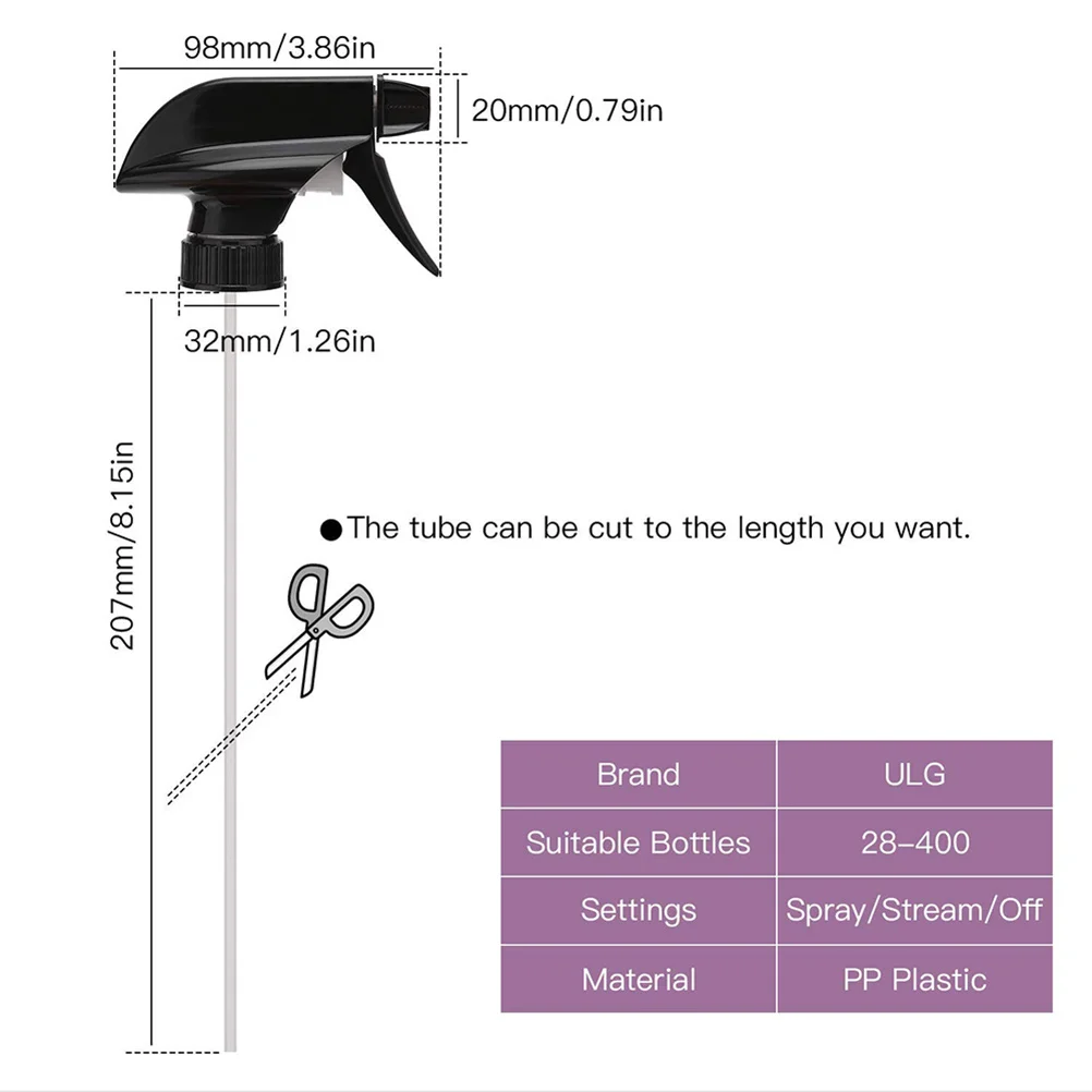 หัวฉีดน้ำพลาสติกสีดำ 4 ชิ้น สำหรับรดน้ำต้นไม้ในสวน ใช้ได้กับขวดส่วนใหญ่ อุปกรณ์พ่นน้ำที่ทนทาน