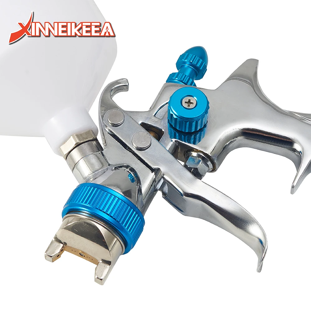 Nuovo HVLP pneumatico protezione ambientale pistola a spruzzo ugello 1.4 2.0mm annaffiatoio capacità 600ml H-887 mobili pistola a spruzzo