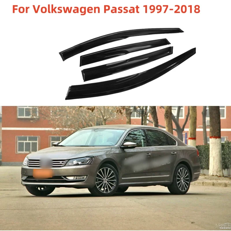 

For VW Volkswagen Passat 2003-2015 2016 2017 2018 Window Visor Sun Rain Deflector Guards Awnings Shelter Car Styling Accessories