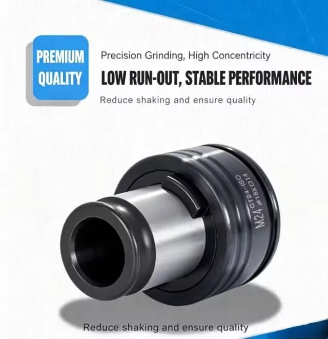 GT24 Chinese Standard Tapping Collet Chuck, M14‑M36 Flexible Tap Holder