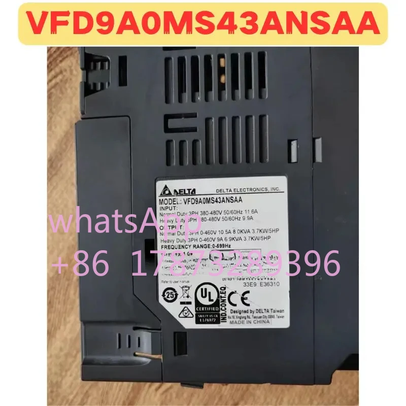 Used Frequency Converter VFD9A0MS43ANSAA Normal Function Tested OK