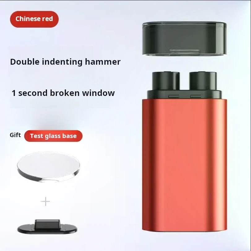 2 in 1 Car Window Breaker Car Window Breaker Car Safety Hammer with Seat Belt Cutter Glass Emergency Hammer Car Rescue Tool view 5