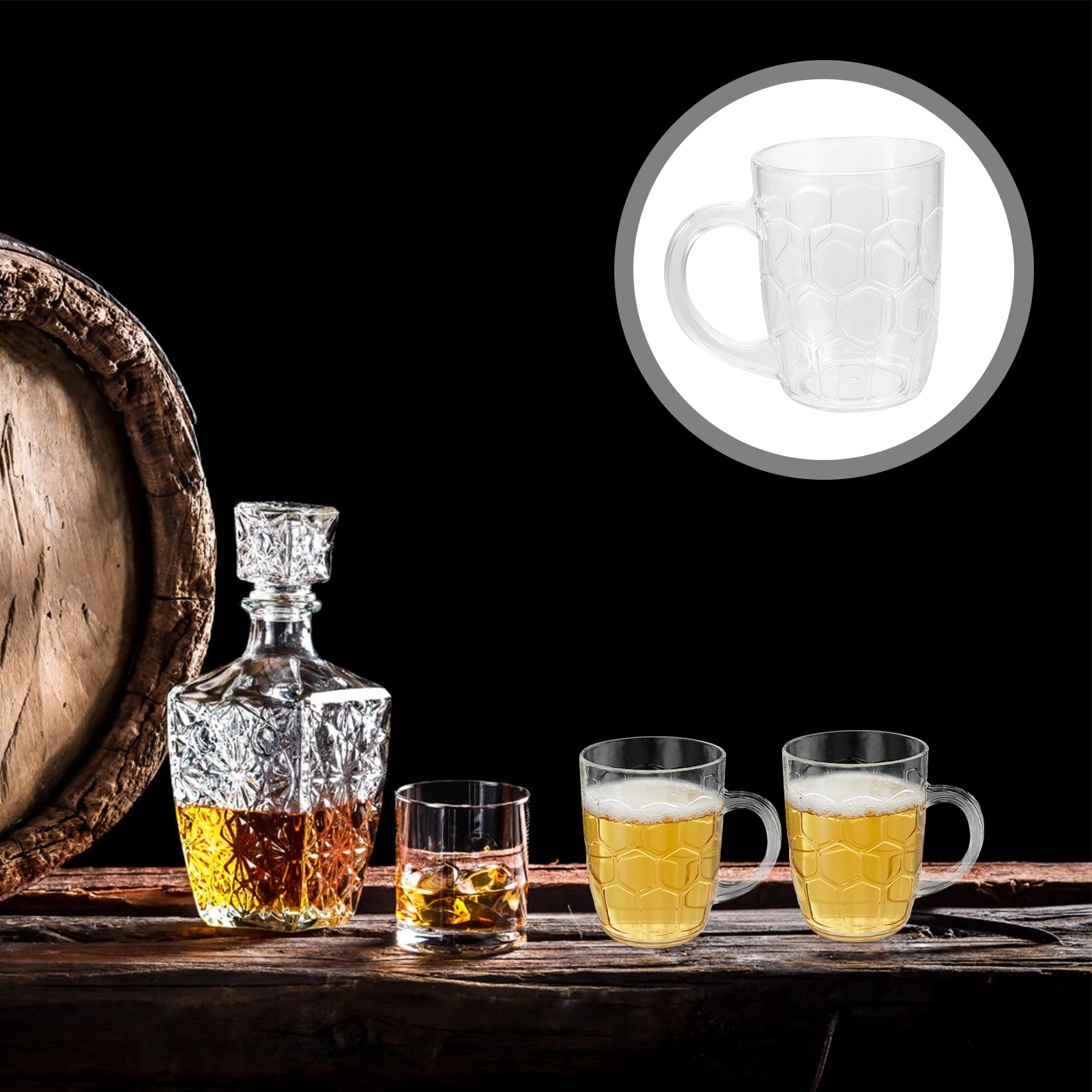 

6 Pcs Pineapple Beer Mug Drinking Cup Cute Cups Football Bulk Mini Mugs Party Supplies