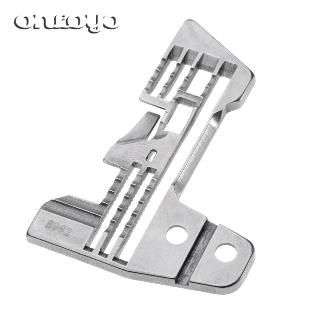 Needle Plate E982 Normal And Narrow Type Throat For Siruba 757 Overlock Sewing Machine Spare Parts