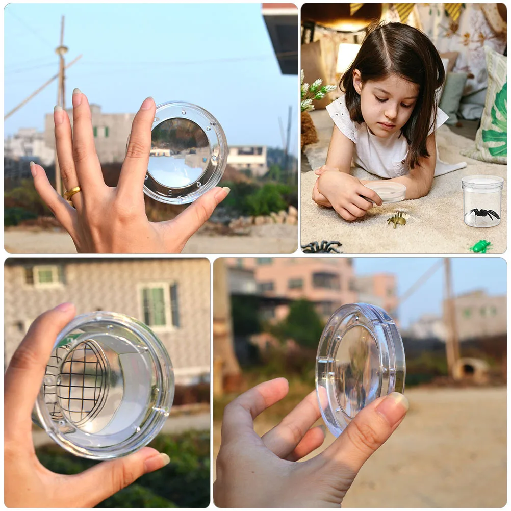 16 Pcs Insect Observation Kit Mesh for Kids Critter Keeper Viewer Tool Carrier Child