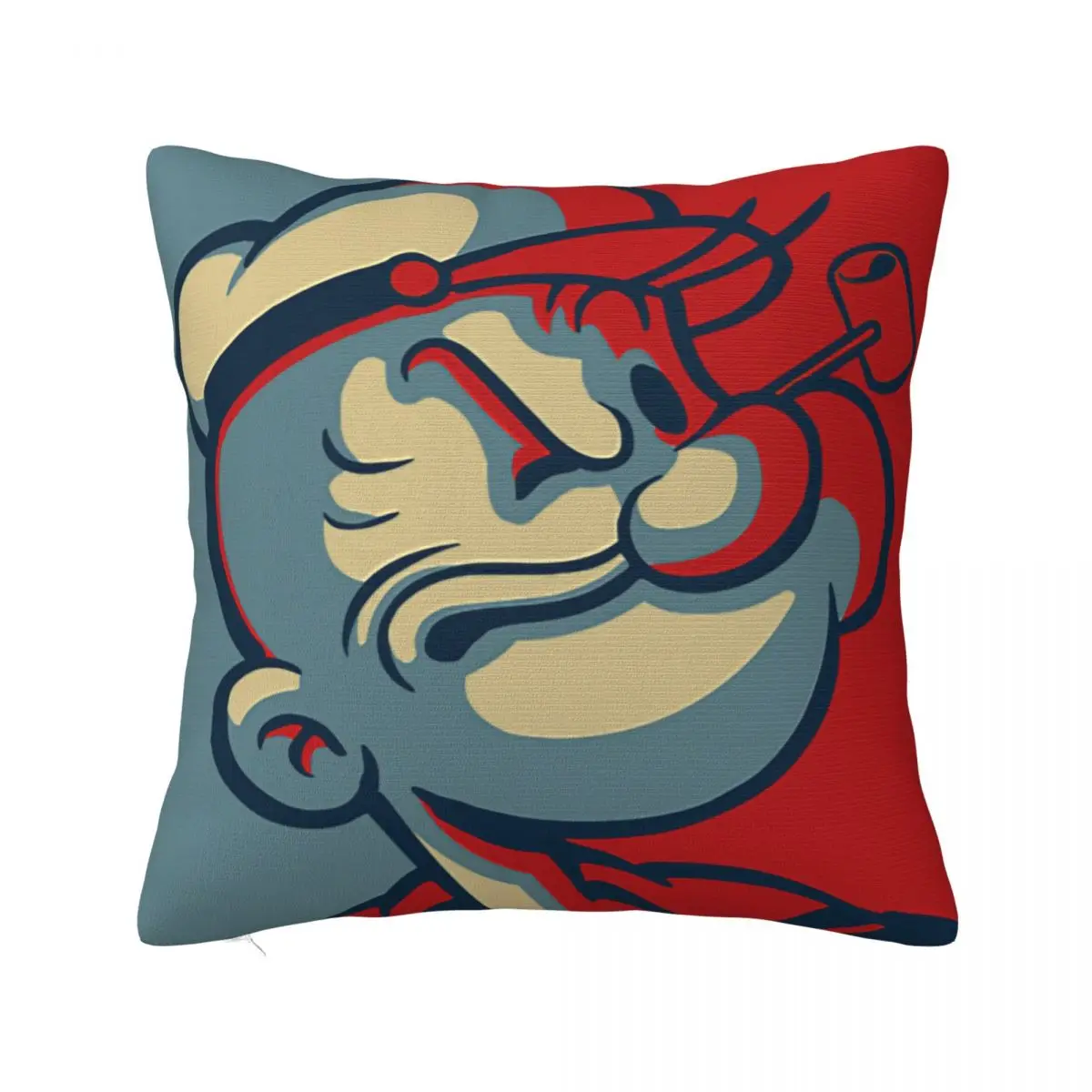 Popeyes Strong Pillowcase Printed Polyester Cushion Cover Decoration Throw Pillow Case Cover Chair Zippered 45X45cm