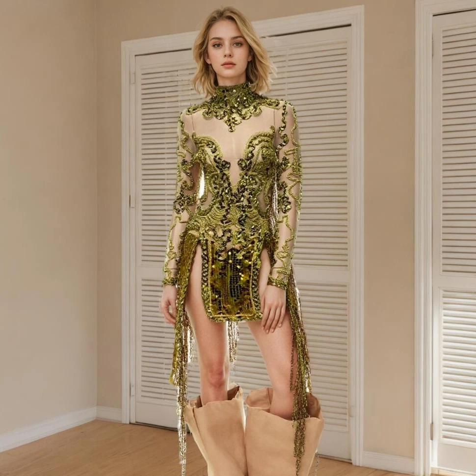 Sexy Leggy Tulle Sp… - image