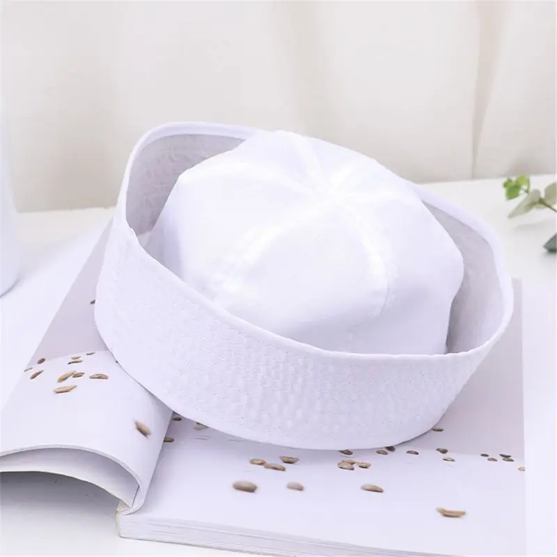 Military Hats White Captain Marine Caps Cosplay Hats For Women Men Child Fancy Cosplay Hat