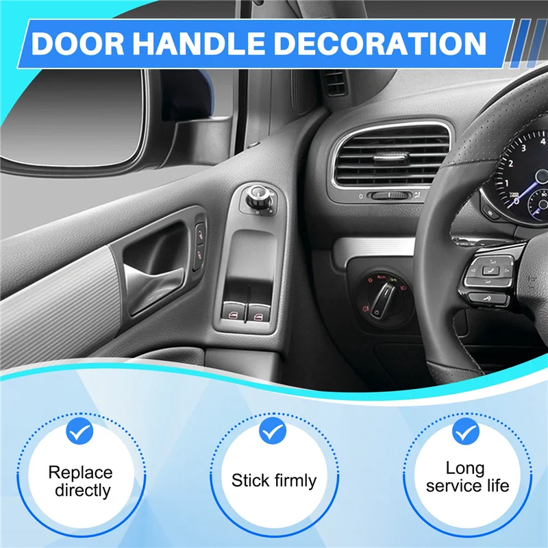 

Door Pull Handle Trim Door Pull Handle Trim For VW For VW Golf 6 MK6 Handle Trim For VW Golf 6 MK6 5K4868039A Left