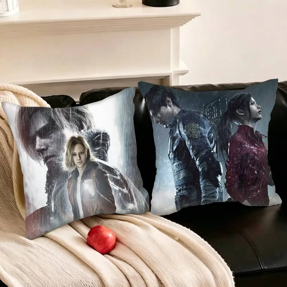 

Game R-Resident-T E-Evils Various Sizes Square Pillowcase For Car Home Bedchamber Decor