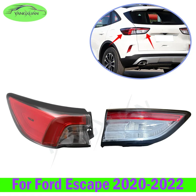 LED Rear Tail Light Taillamp Brake Light Turn Light For Ford Escape 2020 2021 2022 Rear Bumper Taillight