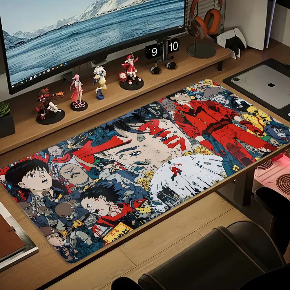 حصيرة أكيرا للرسوم المتحركة ، وسادة مكتبية مع وسادة ، ملحقات الألعاب ، وسادة رئيسية ، حصيرة بطانة لوحة المفاتيح ، XXL ، 1 ماوس