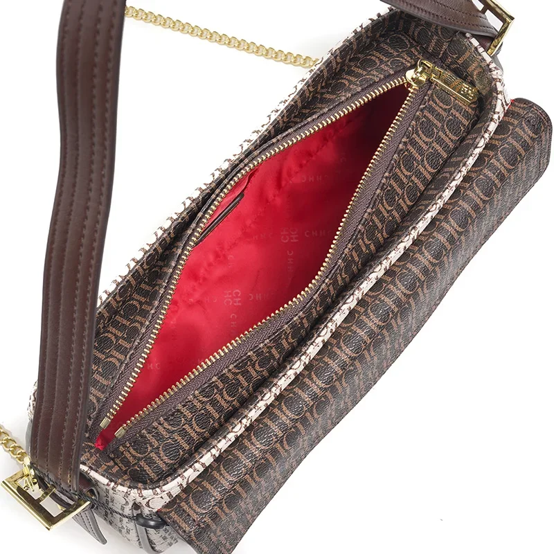 حقيبة سلسلة نسائية ذات علامة تجارية فاخرة خفيفة عالية الجودة من CH Designer حقيبة كروس عصرية وحقيبة حمل بوتيك متعددة الوظائف #5