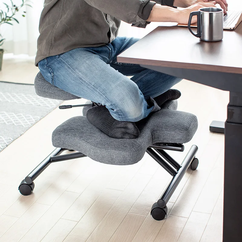 Kneeling Chair - Home Office Ergonomic Computer Desk Stool For Active Sitting Relieving Back Neck Pain & Improving Posture