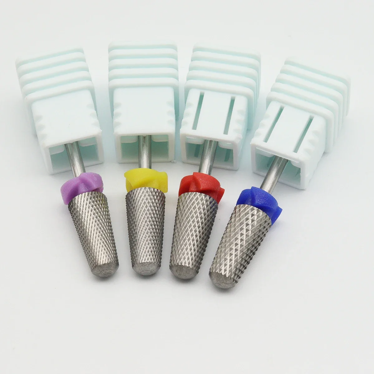 Cone Round Cross Teeth Carbide Nail Drill Bit Electric Manicure Drills Milling Cutter Burr Apparatus Nail Files Bits