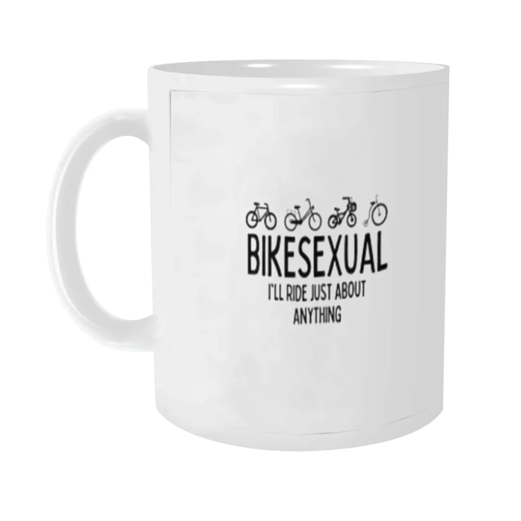 

Bikesexual Funny Bicycle Bike Cycling Ceramics Coffee Mug Cute Gamer Birthday Gift Back To School Mug