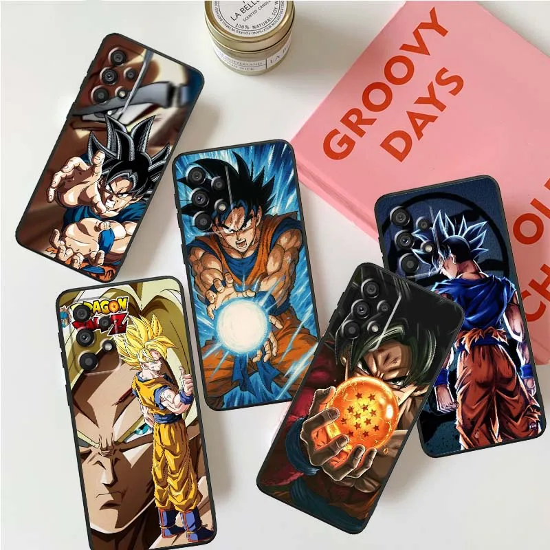 

Creative Dragon Ball Goku For Samsung A42 A41 A35 A34 A33 A32 A25 A24 A23 A21s A04 A03 Note 20 Ultra 5G Black Phone Case