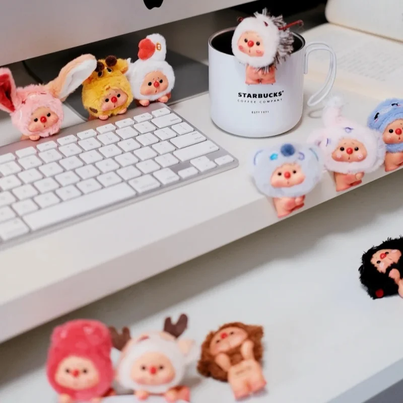 

Горячая подлинная серия Oyo Bear Cub Animal Body, милая грануля, слепая коробка, украшение для рабочей станции, украшение для комнаты, подарок-сюрприз