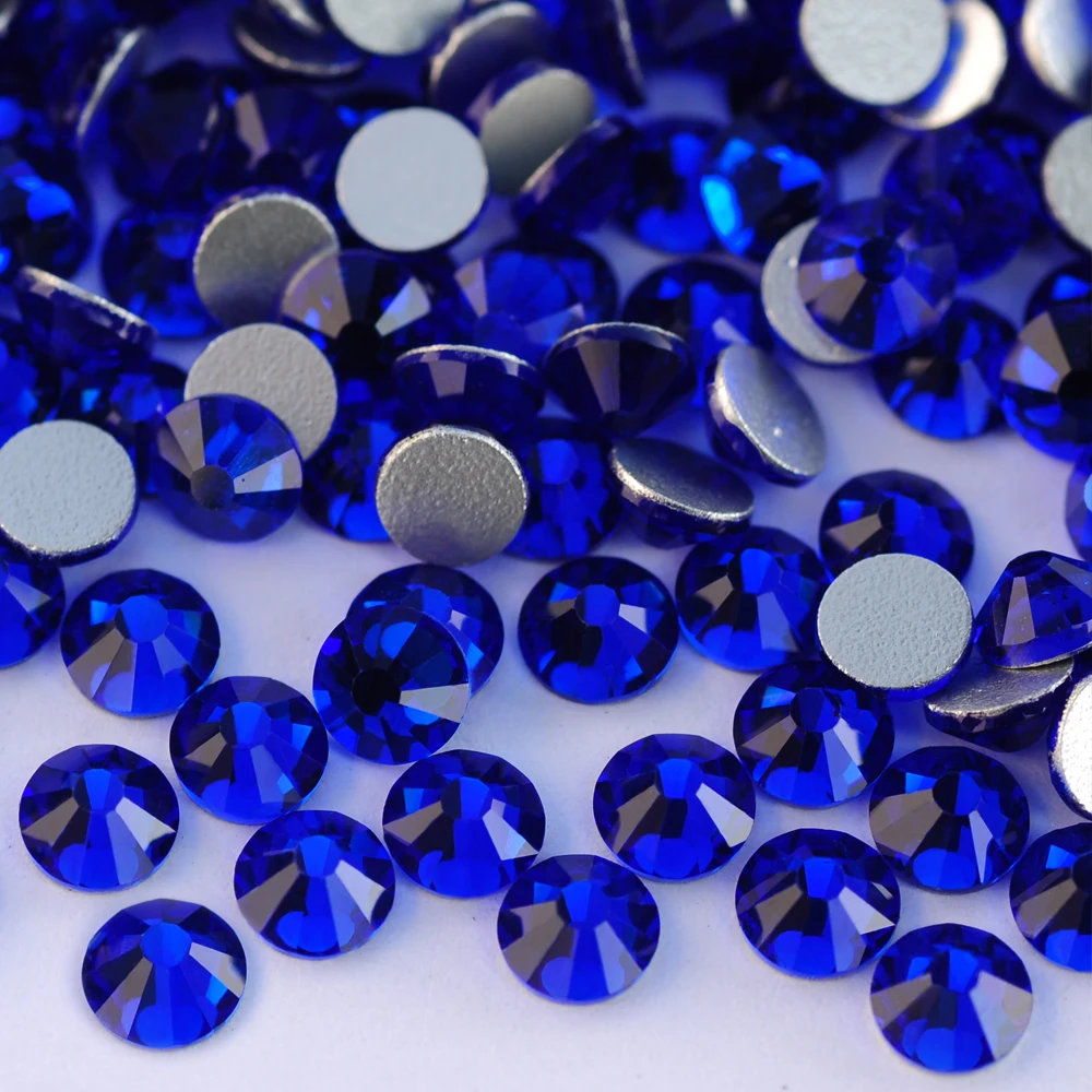 New Strass All Colors Non Hot Fix Sewing Rhinestones Glass Crystal 3D Nail Art Rhinestones For Gym Suit Dress Clothes Garment
