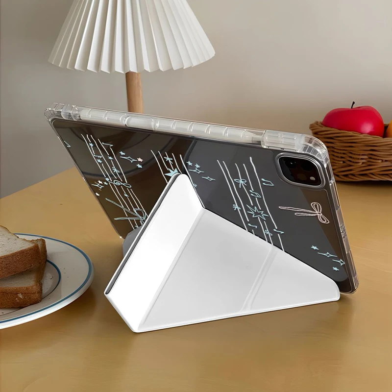 2025 New Music Puppy Note Y Fold iPad A16 Pro 11in 12.9in Case MINI5 6 7Protective Case10/9/8 Air 5 6 7 M2 M3 Protective Cover view 5