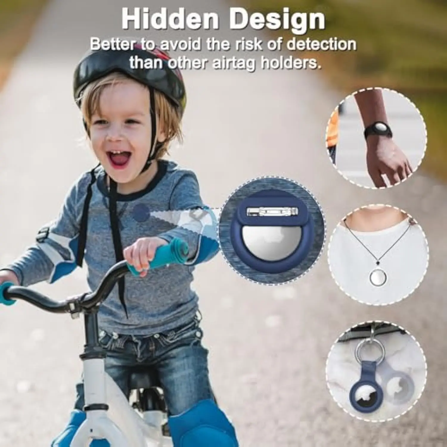 Juste pour Apple Airtag pour enfants, étui GNE avec broche invisible, anti-perte pour enfants, vêtements de bagage pour hommes et femmes, traqueur GPS, support AirTag