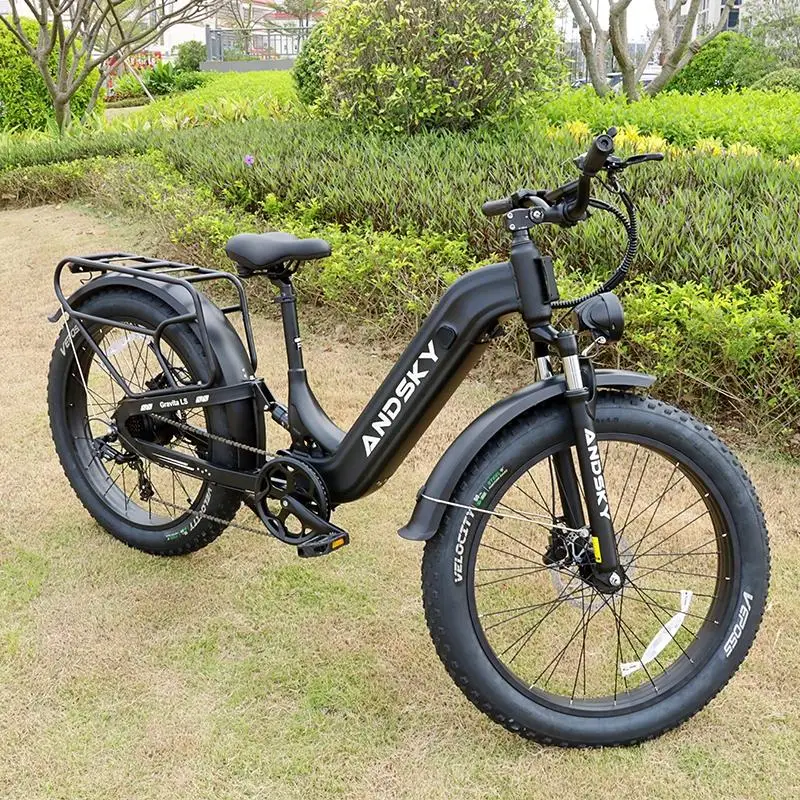 ANDSKY Gravita LS City Commuter Electric Bicycle 80Miles Long Range 48V 20AH Removable Battery 32MPH 1300W Motor 90Nm Powerful Torque Electric Bike for Adults E-bike with 6-Piece Kit - view 6