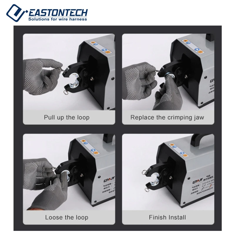 휴대용 6-120mm2 AM-120L 공압식 터미널 압착기 커넥터 프레스 도구