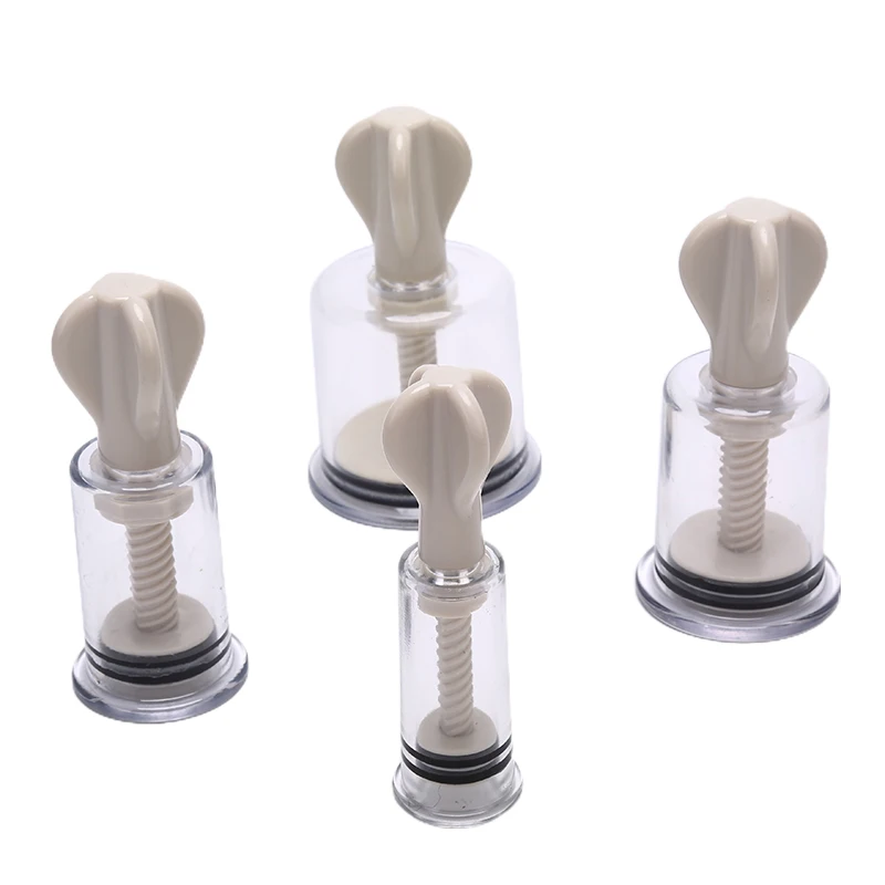 Medical Portable Twist Pump Suction Vacuum Nipple Suckers Massage Cupping Tool
