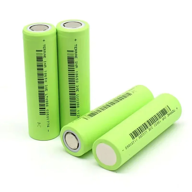18650 3.7 فولت 3000 مللي أمبير بطارية ليثيوم أيون قابلة للشحن لمصباح يدوي دراجة كهربائية مؤشر ليزر 3C-5C تفريغ الطاقة العالية