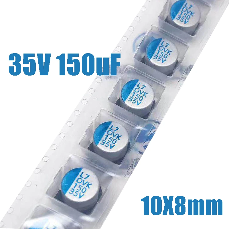 35V150UF 10X8mm SMD Solid state capacitor 150uf 35V OVK151M1V1008-TRY