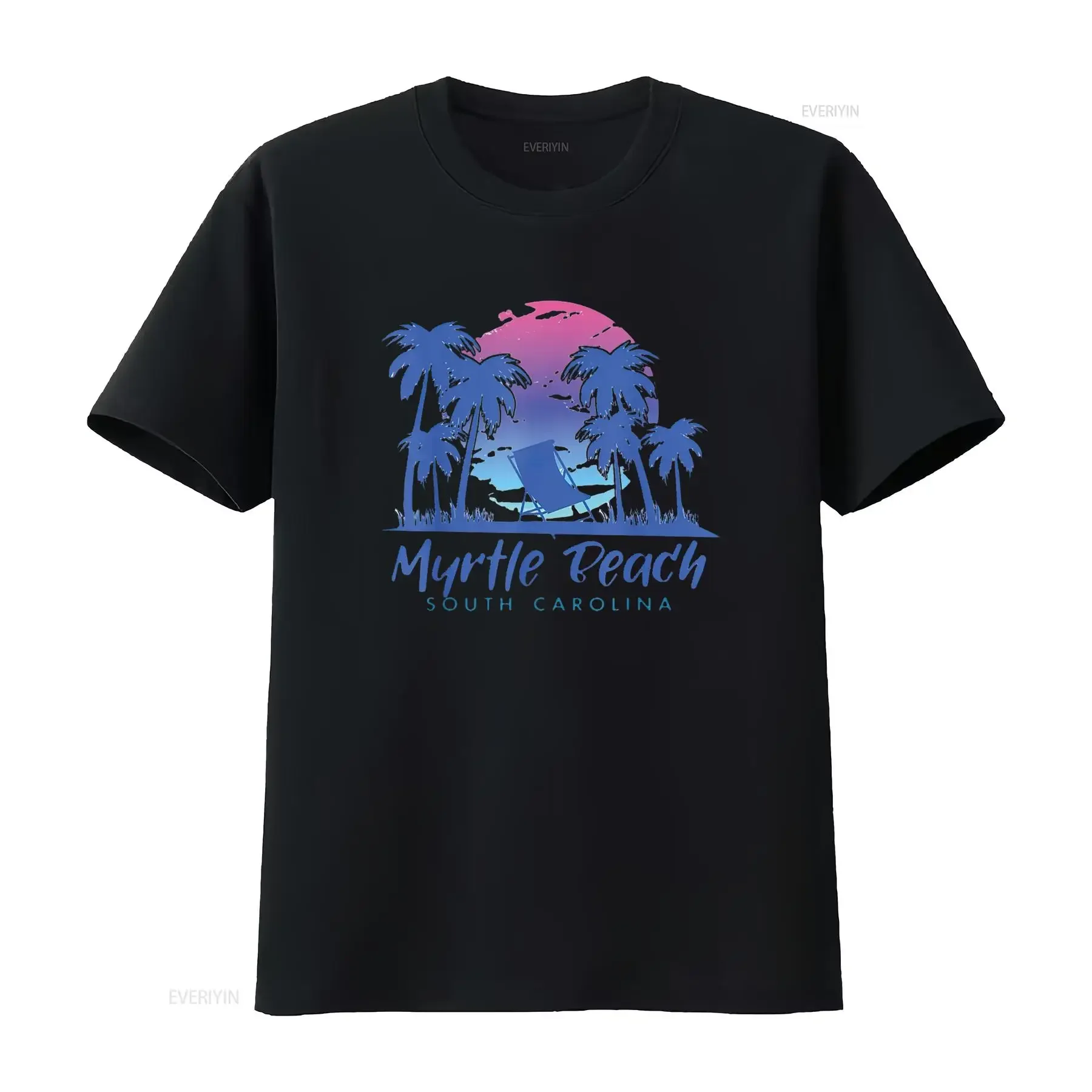 

Myrtle Beach T Shirt Family Girls Trip SC Vacation vintage Washed Breathable Stylish homme Casual designer clothes streetwear