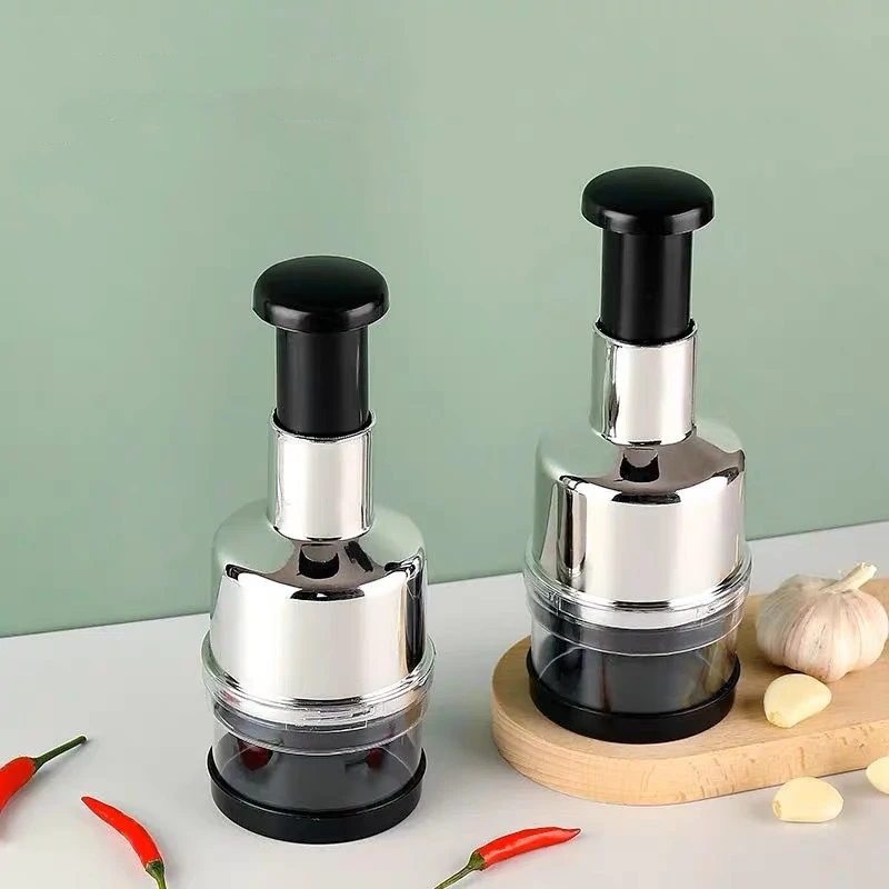 1PCS Pressed Garlic Chopper Electroplate Garlic Onion Cutter Chop Tomato Crusher Fruit Vegetable Tools Home Kitchen Gadgets