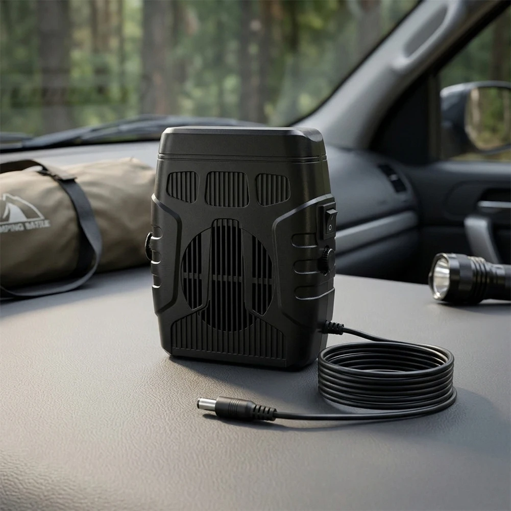 30W 12V for solar Powered Fan Designed for Vehicle Compatibility and For Flexibility Without External Power Sources