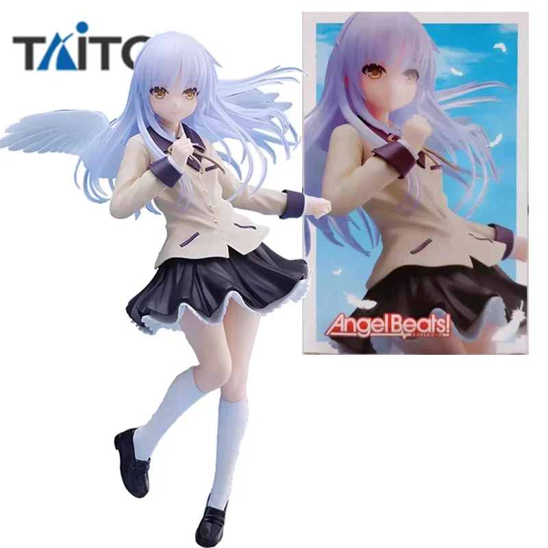 Taito Original Coreful Angel Beats! Tachibana Kanade18cm Anime Action Figure Toys for Boys Girls Kids Children Birthday Gifts