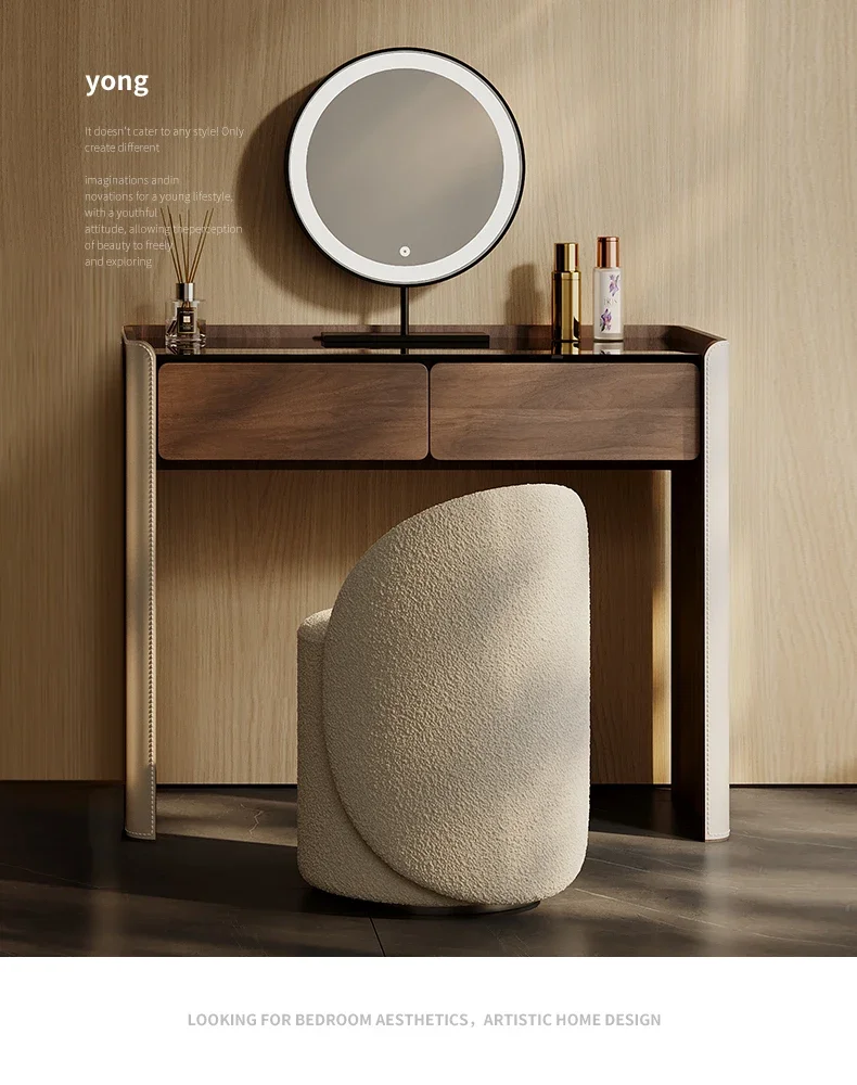

Dresser Bedroom Light Luxury High Sense Makeup Table Modern Simple Italian Dresser