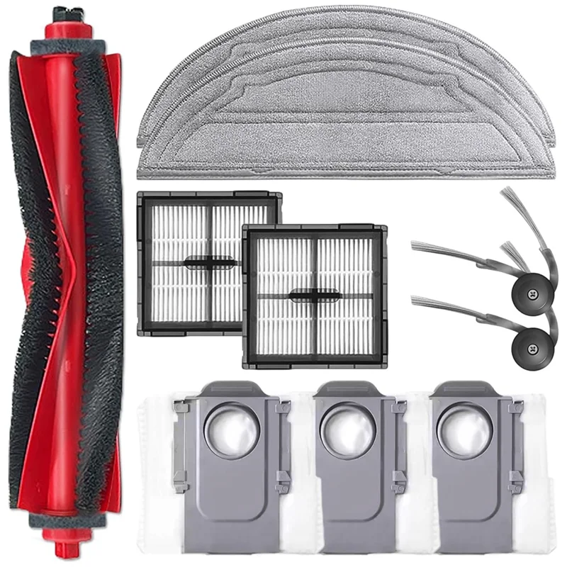 Replacement Accessories Kit For Roborock Q10 S5/Q10 S5+/Q10 X5/Q10 X5+ Robot Vacuum Cleaner Parts