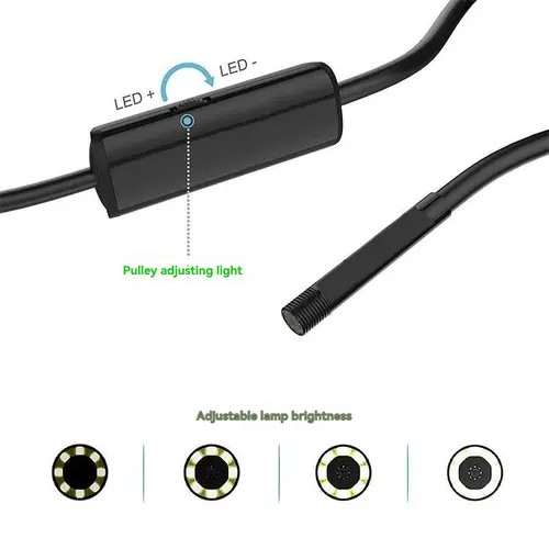 5.5/8MM TYPE-C Android Endoscope Camera IP67 Waterproof 6 LED Adjustable  Borescope Mini Camera for Pipeline Inspection - Image 2